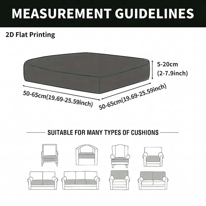 🪑 Stretch Sofa Cushion Covers Set (4 / 8 / 12 PCS) 🔥