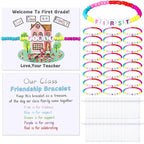 🔥Last Day 50% OFF - ✨🌈Pack of 25 Welcome BeadBracelets - StrengthenClassroom Friendship & SpreadWarm Kindness!