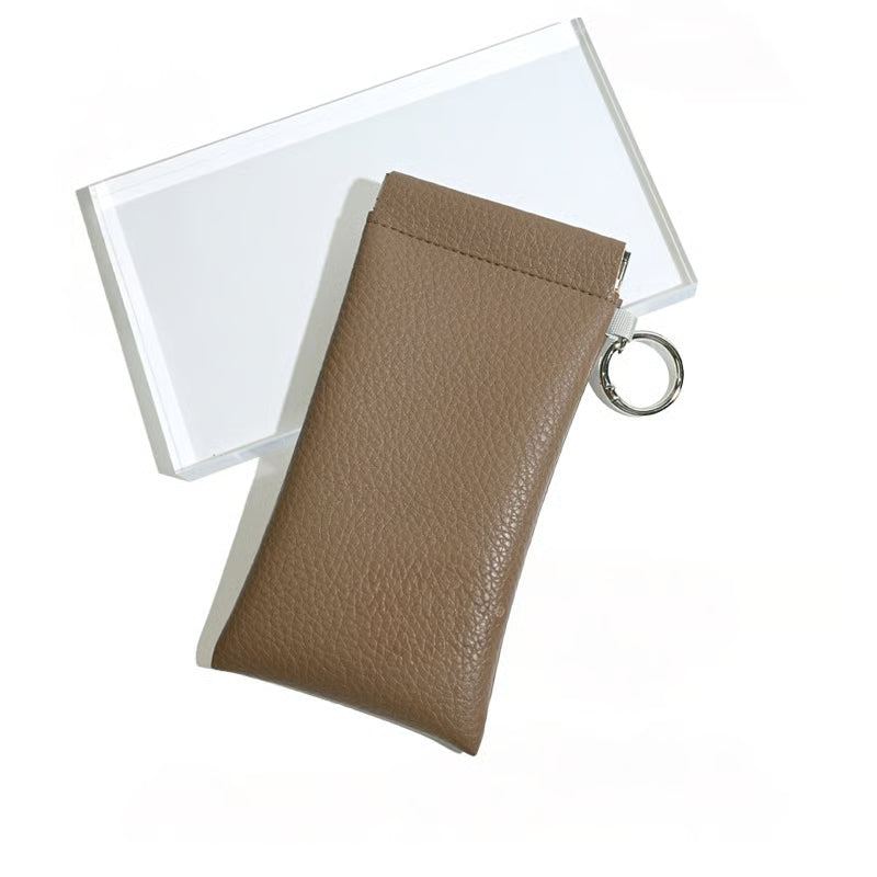 🔥HOT SALE🔥Soft PU Leather Eyeglasses Jewelry Bag