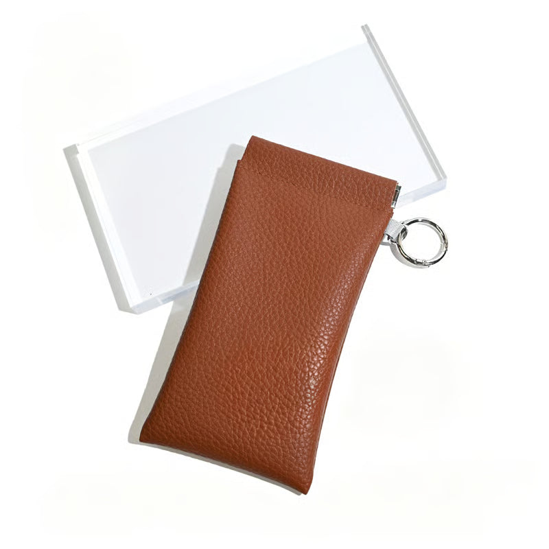 🔥HOT SALE🔥Soft PU Leather Eyeglasses Jewelry Bag