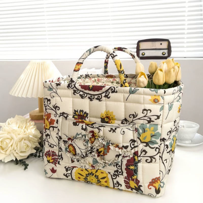 🔥 Boho Fabric Storage Basket