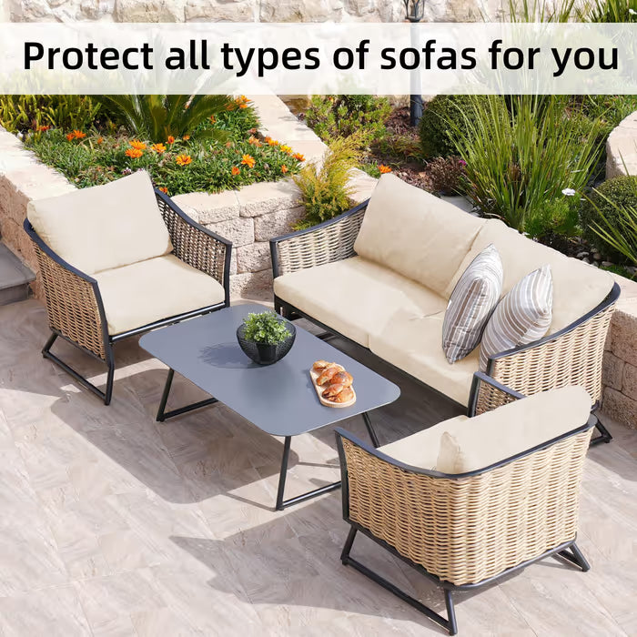 🪑 Stretch Sofa Cushion Covers Set (4 / 8 / 12 PCS) 🔥