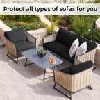 🪑 Stretch Sofa Cushion Covers Set (4 / 8 / 12 PCS) 🔥