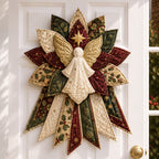 🎄Beginner-Friendly Oversized Christmas Character Quilted Door Hanger Sewing Kit | Complete Kit with All Tools & Step-by-Step Guide Included 💕