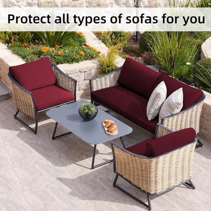 🪑 Stretch Sofa Cushion Covers Set (4 / 8 / 12 PCS) 🔥