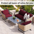 🪑 Stretch Sofa Cushion Covers Set (4 / 8 / 12 PCS) 🔥