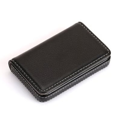 PU Leather Magnetic Business Card Holder