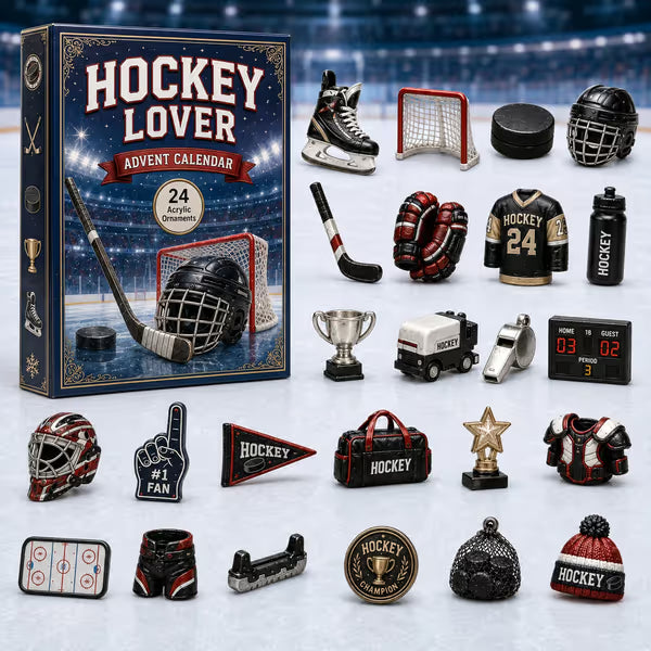 🔥🎁2D CHRISTMAS KICKOFF 43% OFF - Hockey Lover Advent Calendar 2026-3.7cm