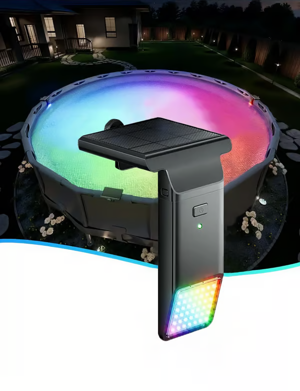 🌟 New Series — Poolside Solar Light for Swimming Pool ✨ |