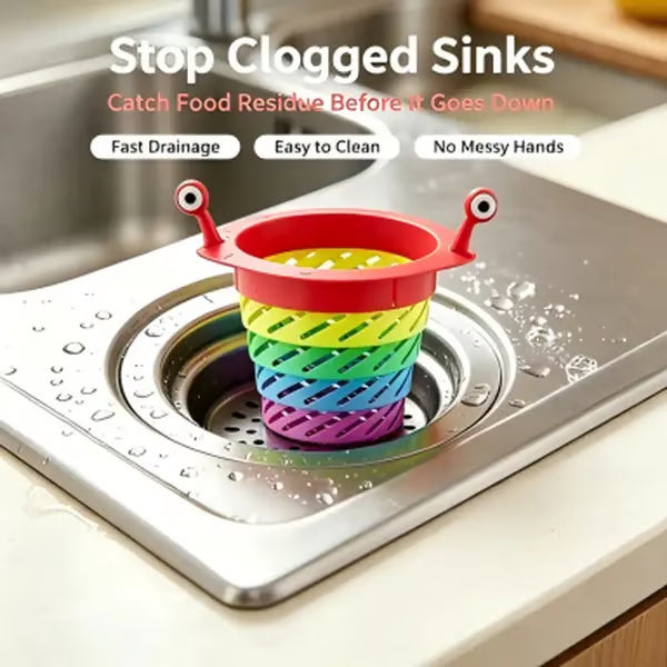 ✨Rainbow Expandable Sink Strainer Basket