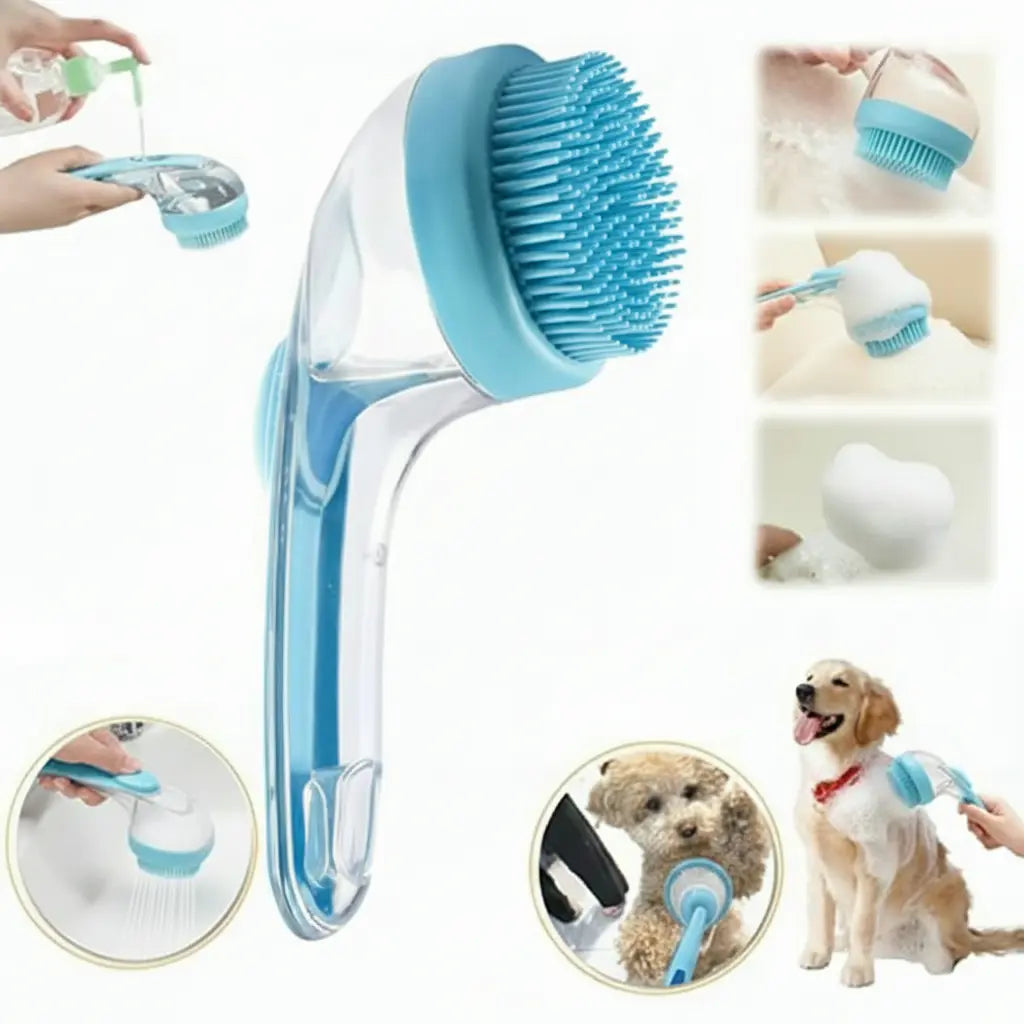 🐶2-in-1 Pet Bath & Deshedding Brush