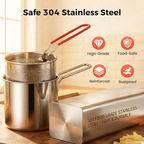 🎁304 Stainless Steel Multifuntional Fryer