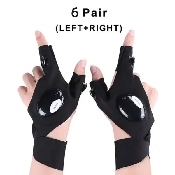 LED Flashlight Waterproof Gloves🧤💡🔧(Maintenance, Exploration, Emergency Lighting)
