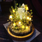 Enchanted Forest Mushroom Lamp – Healing Crystal Nightlight