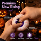 Halloween Mystery Glitter Dumpling Squishy Box Set, Ghost Pumpkin Eyeball Design, Soft Stress Relief Fidget Toy, Party Favor Gift for Boys/Girls