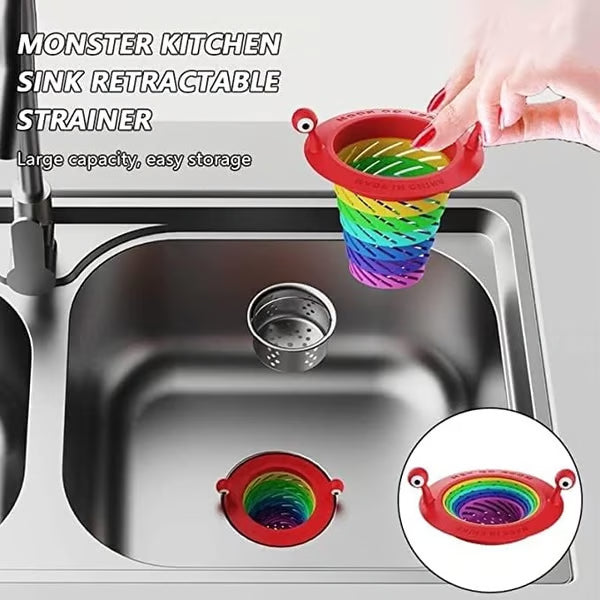 ✨Rainbow Expandable Sink Strainer Basket