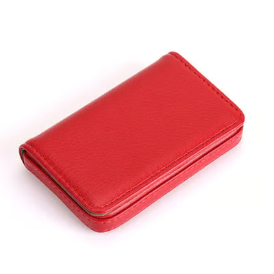 PU Leather Magnetic Business Card Holder