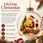 🎅LAST DAY 50% OFF - 🎄Glowing Christmas Diorama Ornament – A Tiny Winter World in Your Hands