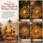 🎅LAST DAY 50% OFF - 🎄Glowing Christmas Diorama Ornament – A Tiny Winter World in Your Hands