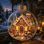 🎅LAST DAY 50% OFF - 🎄Glowing Christmas Diorama Ornament – A Tiny Winter World in Your Hands