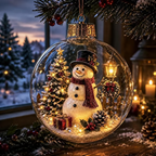 🎅LAST DAY 50% OFF - 🎄Glowing Christmas Diorama Ornament – A Tiny Winter World in Your Hands