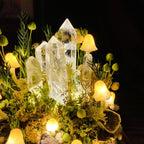 Enchanted Forest Mushroom Lamp – Healing Crystal Nightlight