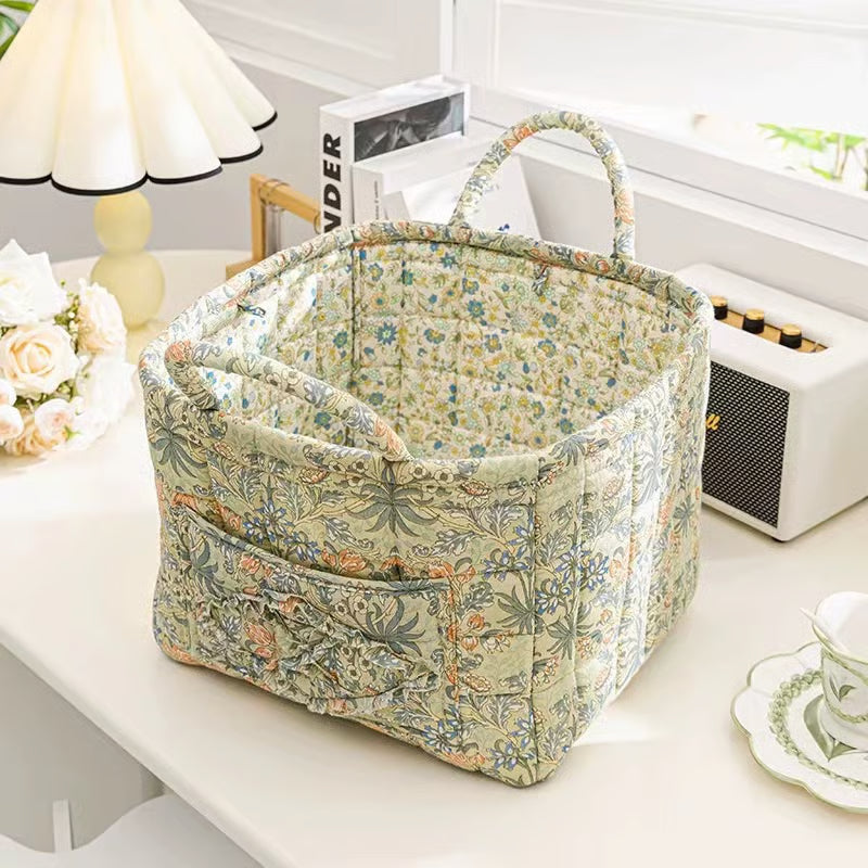 🔥 Boho Fabric Storage Basket