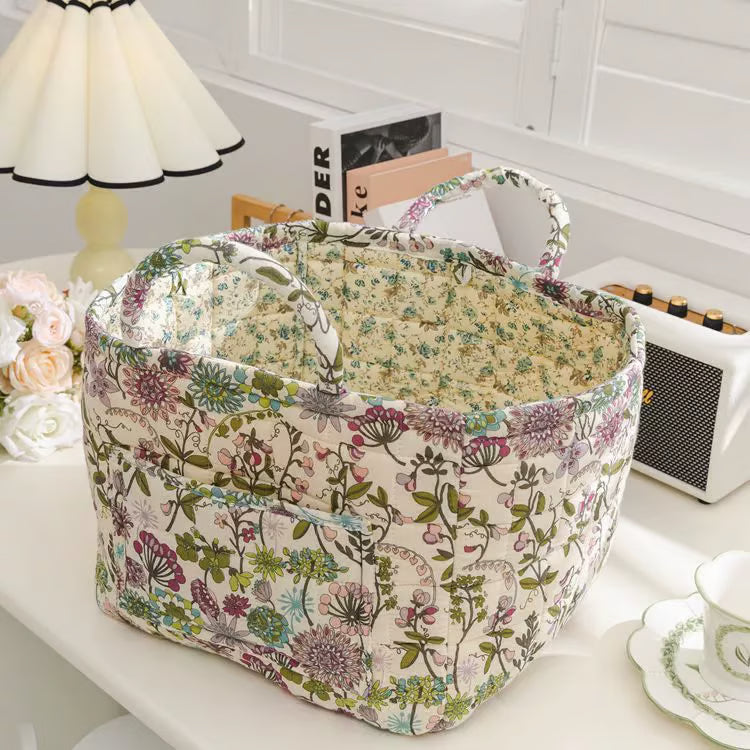 🔥 Boho Fabric Storage Basket