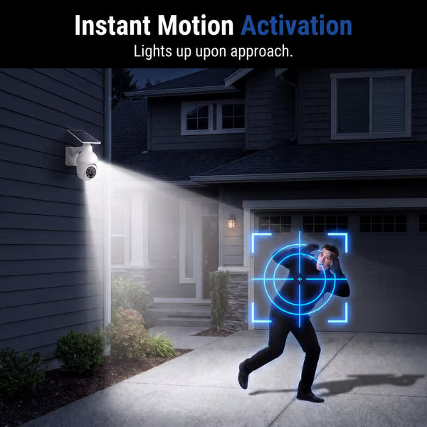 ⏰LAST DAY 49% OFF🔥 - Solar-Powered Simulated Surveillance Camera Street Light