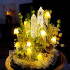 Enchanted Forest Mushroom Lamp – Healing Crystal Nightlight