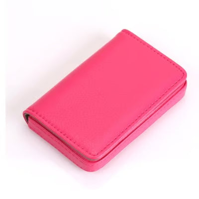 PU Leather Magnetic Business Card Holder