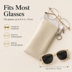 🔥HOT SALE🔥Soft PU Leather Eyeglasses Jewelry Bag