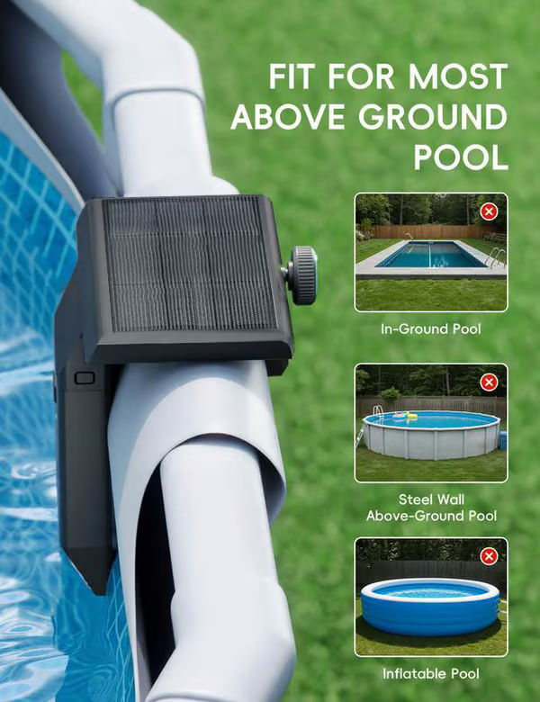 🌟 New Series — Poolside Solar Light for Swimming Pool ✨ |