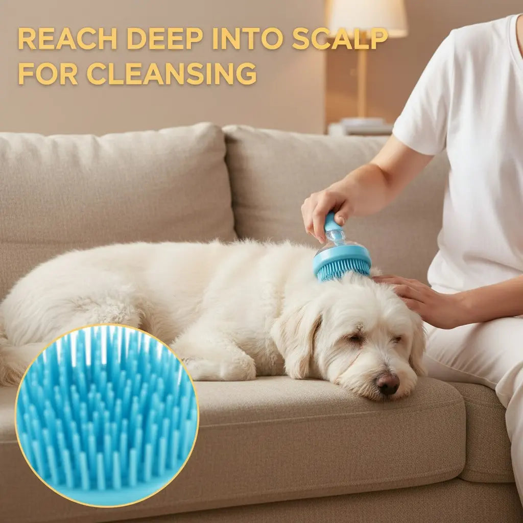 🐶2-in-1 Pet Bath & Deshedding Brush