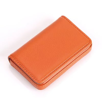 PU Leather Magnetic Business Card Holder