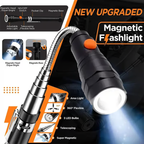 Extendable Magnetic Pickup Tools - Telescoping Magnet with LED Flashlight