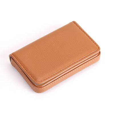 PU Leather Magnetic Business Card Holder