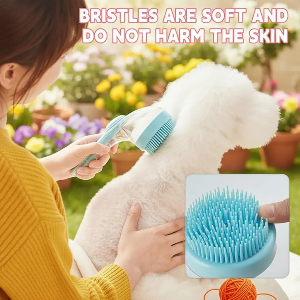 🐶2-in-1 Pet Bath & Deshedding Brush