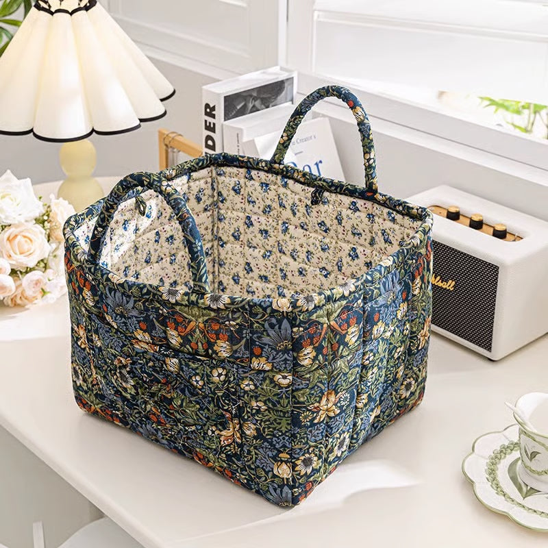 🔥 Boho Fabric Storage Basket