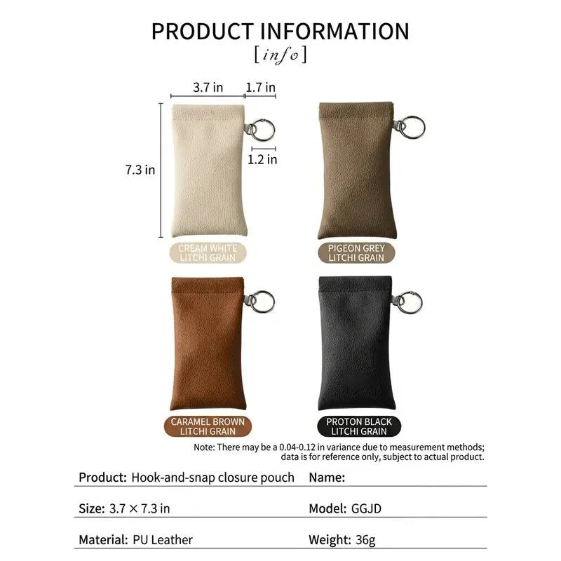 🔥HOT SALE🔥Soft PU Leather Eyeglasses Jewelry Bag