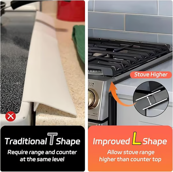🔥LAST DAY 49% OFF - 🎁Retractable Stainless Steel Stove Gap Covers