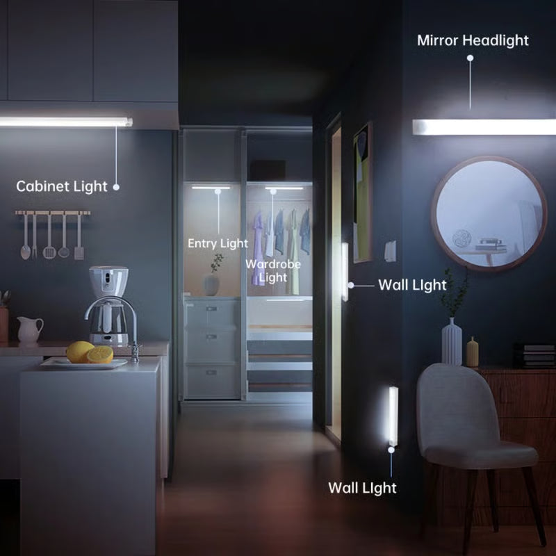 🔥LAST DAY SALE 49% OFF - 💡 Punch-free Smart Sensor Magnetic Rechargeable LED Lights