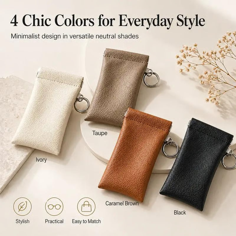 🔥HOT SALE🔥Soft PU Leather Eyeglasses Jewelry Bag