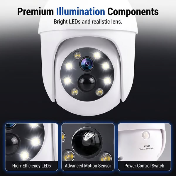 ⏰LAST DAY 49% OFF🔥 - Solar-Powered Simulated Surveillance Camera Street Light