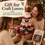 🔥LAST DAY 69% OFF🎄 DIY Quilted Santa Christmas Tree Kit – Handmade Holiday Craft & Festive Tabletop Decor