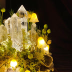 Enchanted Forest Mushroom Lamp – Healing Crystal Nightlight