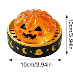 Halloween Mystery Glitter Dumpling Squishy Box Set, Ghost Pumpkin Eyeball Design, Soft Stress Relief Fidget Toy, Party Favor Gift for Boys/Girls