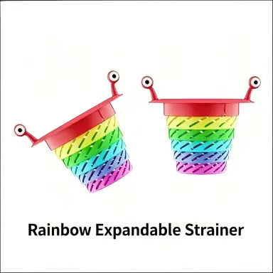 ✨Rainbow Expandable Sink Strainer Basket