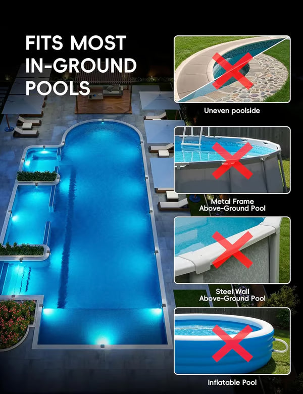 🌟 New Series — Poolside Solar Light for Swimming Pool ✨ |