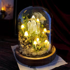 Enchanted Forest Mushroom Lamp – Healing Crystal Nightlight